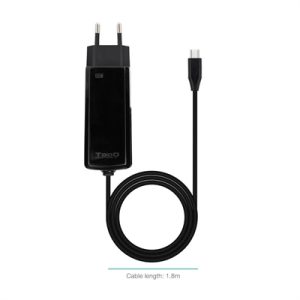 Tooq Cargador portátil GAN USB-C PD 65W Cúbico