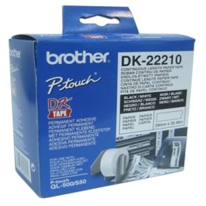 Brother Cinta DK22210 Papel Térmico continuo 29mm