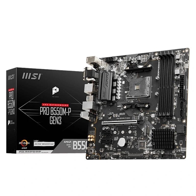 MSI Placa Base PRO B550M-P GEN3 mATX AM4