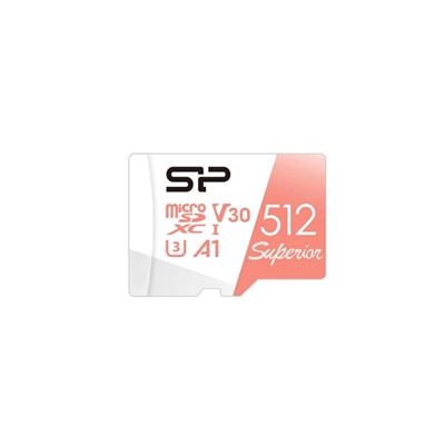 SP MicroSDXC 512GB Clase 10 V30 A1
