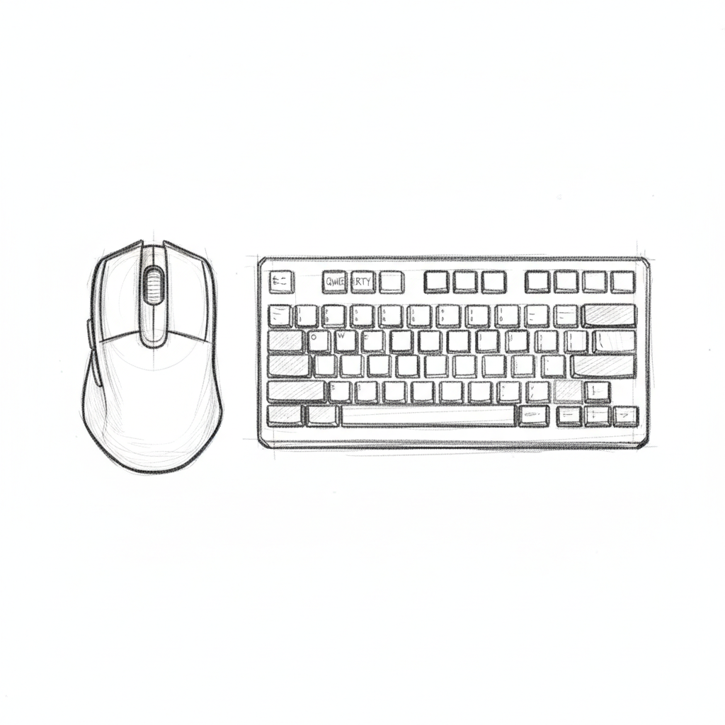 Ratones, teclados, monitores