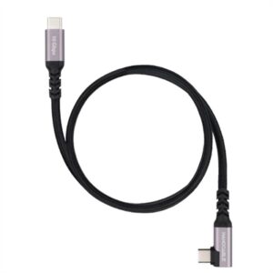 Nanocable Cable USB-C 3.2 GEN2 Acodado 100W 0.5 M