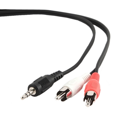 Gembird Cable Audio MJACK RCA M/M 1,5 Mts