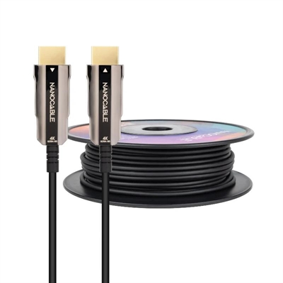 Nanocable Cable HDMI v2.0 AOC 4K@60HZ 18Gbp 100 m