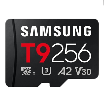 Samsung Micro SDXC T9 256GB clase10 U3 V30 A2 c/a