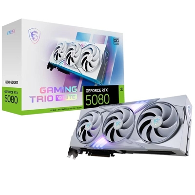 MSI VGA NVIDIA RTX 5080 16G GAMING TRIO WHITE DDR7