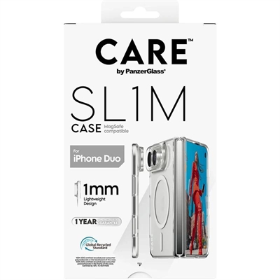 Care SL1M Case Transparent w. MagSafe iPhone Duo